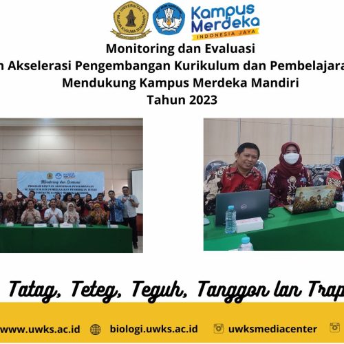 Monev Eksternal AKPT dari Tim Direktorat Pembelajaran dan Kemahasiswaan Dirjendiktiristek Pada Prodi Pendidikan Biologi UWKS