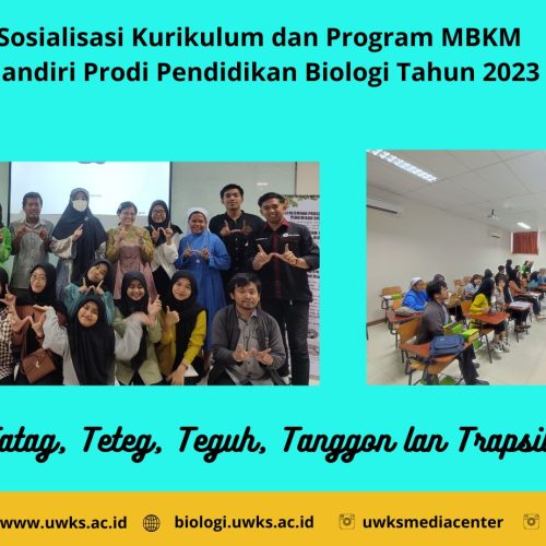 Sosialisasi Kurikulum dan Program MBKM Mandiri Prodi Pendidikan Biologi Tahun 2023