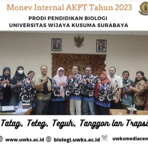 Monev Internal Program Akselerasi Pengembangan Kurikulum dan Pembelajaran Pendidikan Tinggi  (APKT) Mendukung Kampus Merdeka Mandiri Prodi Pendidikan Biologi 2023